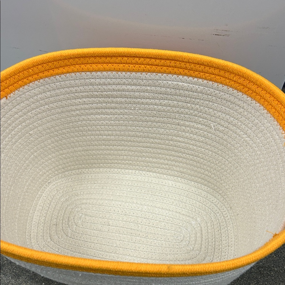 Whitmor Small Rope Bin - White - Picture 3 of 3
